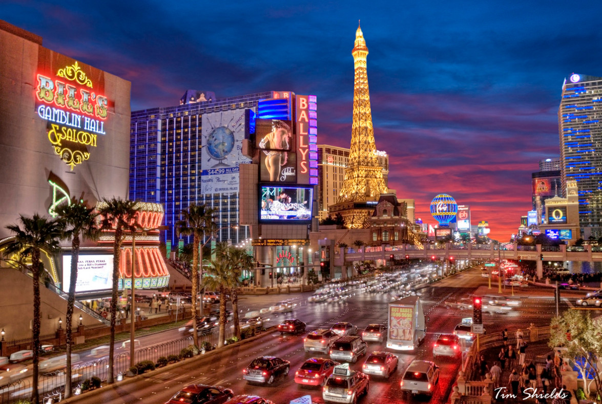 огни лас-вегас стрип